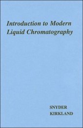 book Introduction to Modern Liquid Chromatography