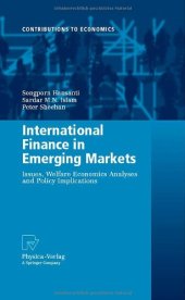 book International Finance in Emerging Markets: Issues, Welfare Economics Analyses and Policy Implications