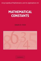 book Mathematical Constants