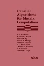 book Parallel algorithms for matrix computations