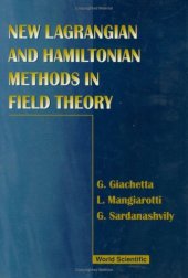 book New Lagrangian and Hamiltonian methods in field theory