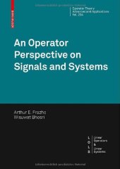 book An operator perspective on signals and systems