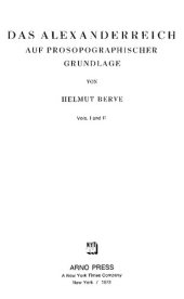 book Das Alexanderreich auf prosopographischer Grundlage