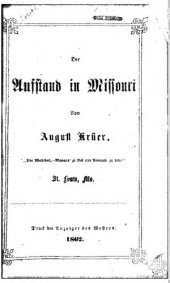 book Der Aufstand in Missouri