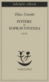 book Potere e sopravvivenza. Saggi