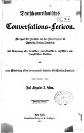 book Deutsch-amerikanisches Conversations-Lexicon Mit spezieller Rücksicht auf das Bedürfnis der in Amerika lebenden Deutschen