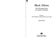 book Black Athena: The Afroasiatic Roots of Classical Civilization: 001