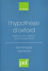 book L'Hypothèse d'Oxford. Essai sur les Origines de la Perspective