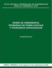 book Teoría de hipergrupos, Problemas de Sturm-Liouville y Polinomios ortogonales