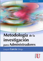 book Metodología de la investigación para administradores