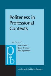 book Politeness in Professional Contexts