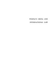 book People's China and International Law, Volumes 2: A Documentary Study