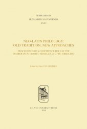 book Neo-Latin Philology: Old Tradition, New Approaches