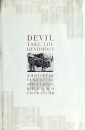 book Devil Take the Hindmost: A History of Financial Speculation