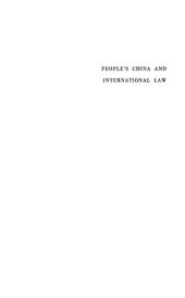 book People's China and International Law, Volumes 1