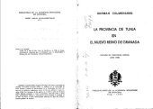 book La Provincia de Tunja en el Nuevo Reino de Granada. Ensayo de historia social (1539-1800)