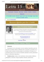 book Recursos digitales para leer a Galdós