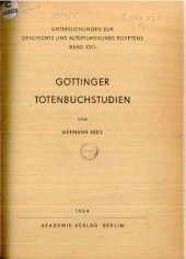 book Göttinger Totenbuchstudien