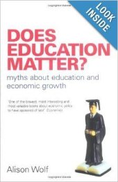 book Does Education Matter?: Myths About Education and Economic Growth