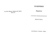 book Euripides: Hippolytus