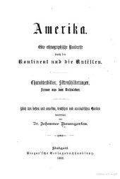 book Amerika. Eine ethnographische Rundreise durch den Kontinent und die Antillen; Charakterbilder, Sittenschilderungen, Scenen aus dem Volksleben