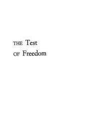 book The Test of Freedom