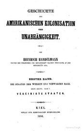 book Geschichte der amerikanischen Kolonisation und Unabhängigkeit