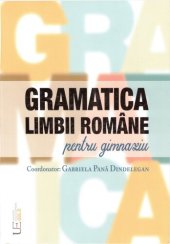 book Gramatica limbii române pentru gimnaziu