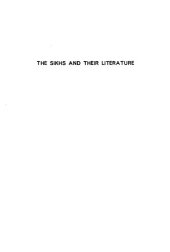 book The Sikhs and their literature (A guide to tracts, books and periodicals, 1849-1919)