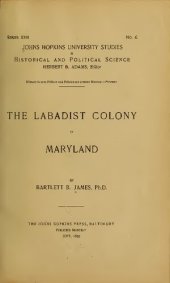 book The Labadist Colony in Maryland