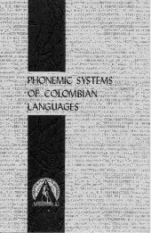 book Phonemic systems of Colombian languages