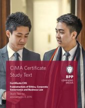 book CIMA Fundamentals of Ethics, Corporate Governance and Business Law: Study Text