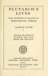 book Plutarch's Lives translated by Bernadette Perrin