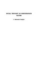 book Social Thought of Rabindranath Tagore: A Historical Analysis