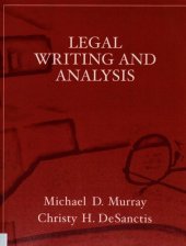 book Legal Writing and Analysis