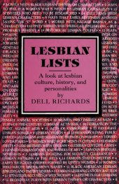 book Lesbian Lists