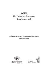 book Agua : un derecho humano fundamental