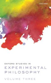 book Oxford Studies in Experimental Philosophy