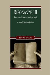 book Risonanze III. La memoria dei testi dal Medioevo a oggi