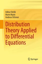 book Distribution Theory Applied to Differential Equations