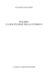 book Polibio: la solitudine dello storico