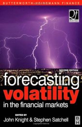 book Forecasting volatility in the financial markets