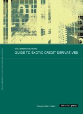 book Guide to Exotic Credit Derivatives