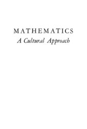 book Mathematics: A Cultural Approach 