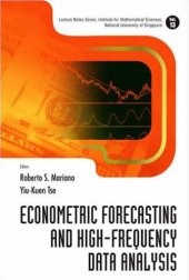 book Econometric Forecasting And High-Frequency Data Analysis