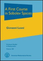 book A first course in Sobolev spaces