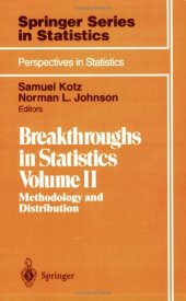 book Breakthroughs in statistics. - Methodology and distribution