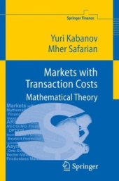 book Markets with transaction costs: Mathematical theory