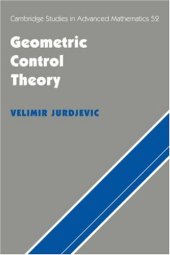 book Geometric Control Theory