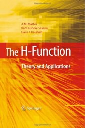 book The H-Function: Theory and applications